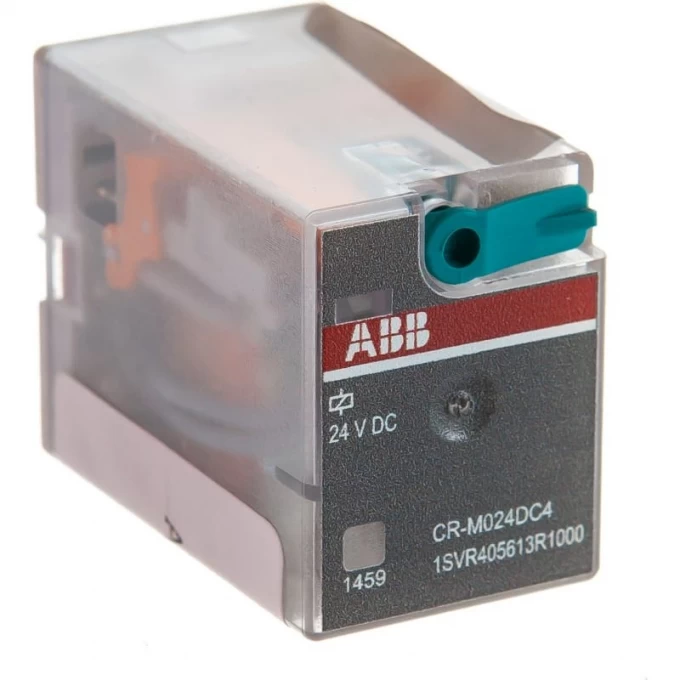 Реле ABB 6А 24В DC 4ПК CR-M024DC4 1SVR405613R1000 Реле ABB 6А 24В DC 4ПК CR-M024DC4 1SVR405613R1000