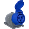 Розетка ABB EASY&SAFE 16А 2P+E IP44 для монтажа на поверхность 2CMA193098R1000