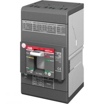 Выключатель автоматический ABB 3п XT1B 160 TMD 125-1250 3p F F