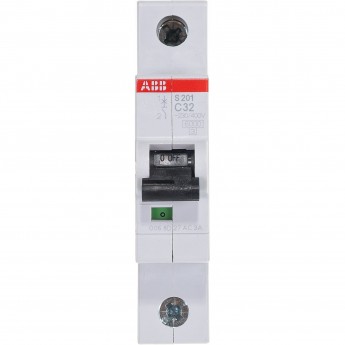 Выключатель автоматический модульный ABB S201 1п C 32А 6кА C32