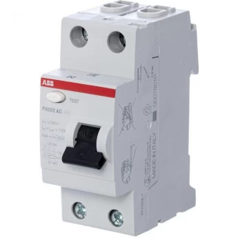 Выключатель дифференциального тока ABB УЗО 2п 40А 30мА FH202